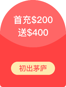 首充$200，送$400